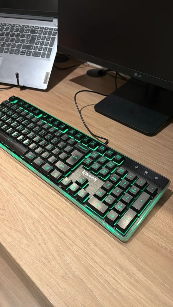Teclado Redragon Dyaus 2 Membrana RGB - Foto 4