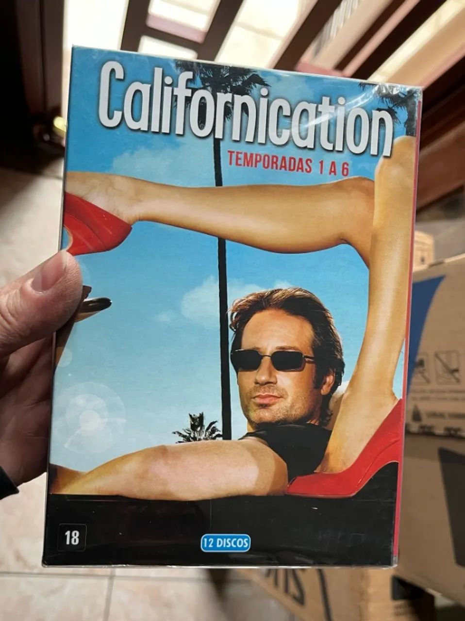 Box original Serie Californication 1ª a 6ª temporadas - em Dvd - Novo