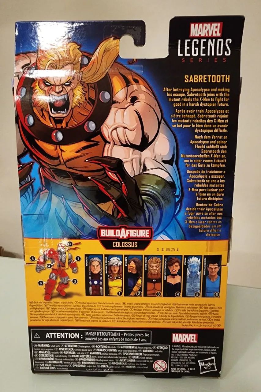 Dentes de Sabre Marvel Legends X-Men Sabretooth Era do Apocalipse - Foto 2
