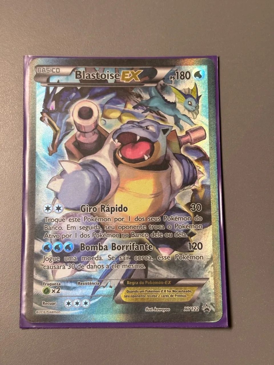 Carta Pokémon Blastoise Ex