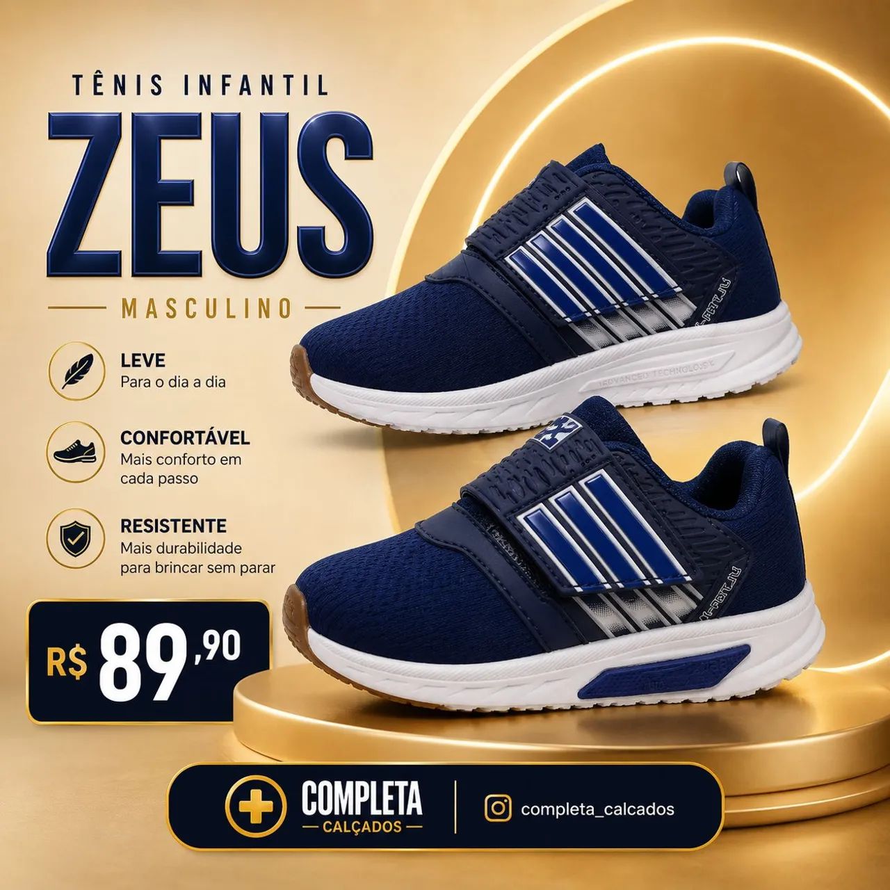 TENIS INFANTIL MASCULINO 
