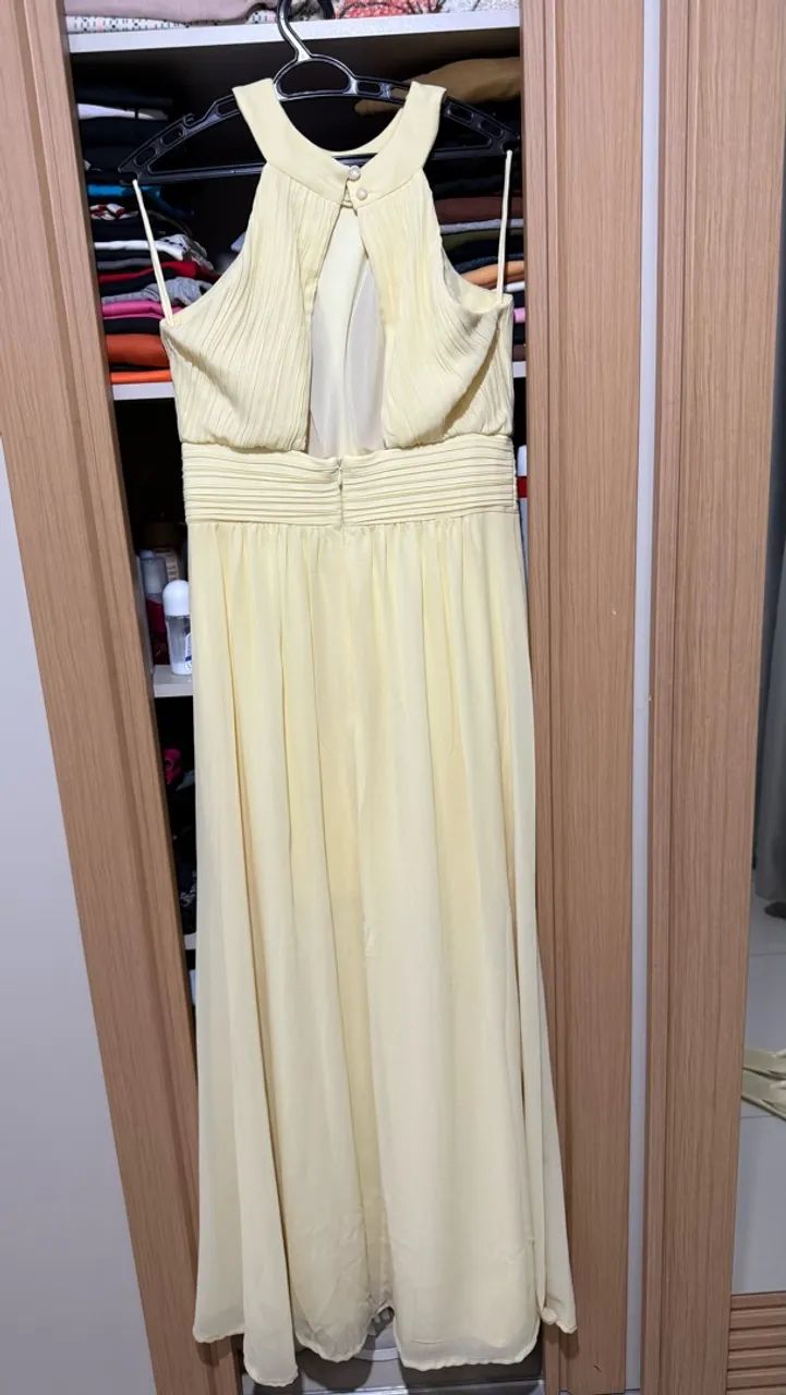 Vestido Amarelo Manteiga  - Foto 2