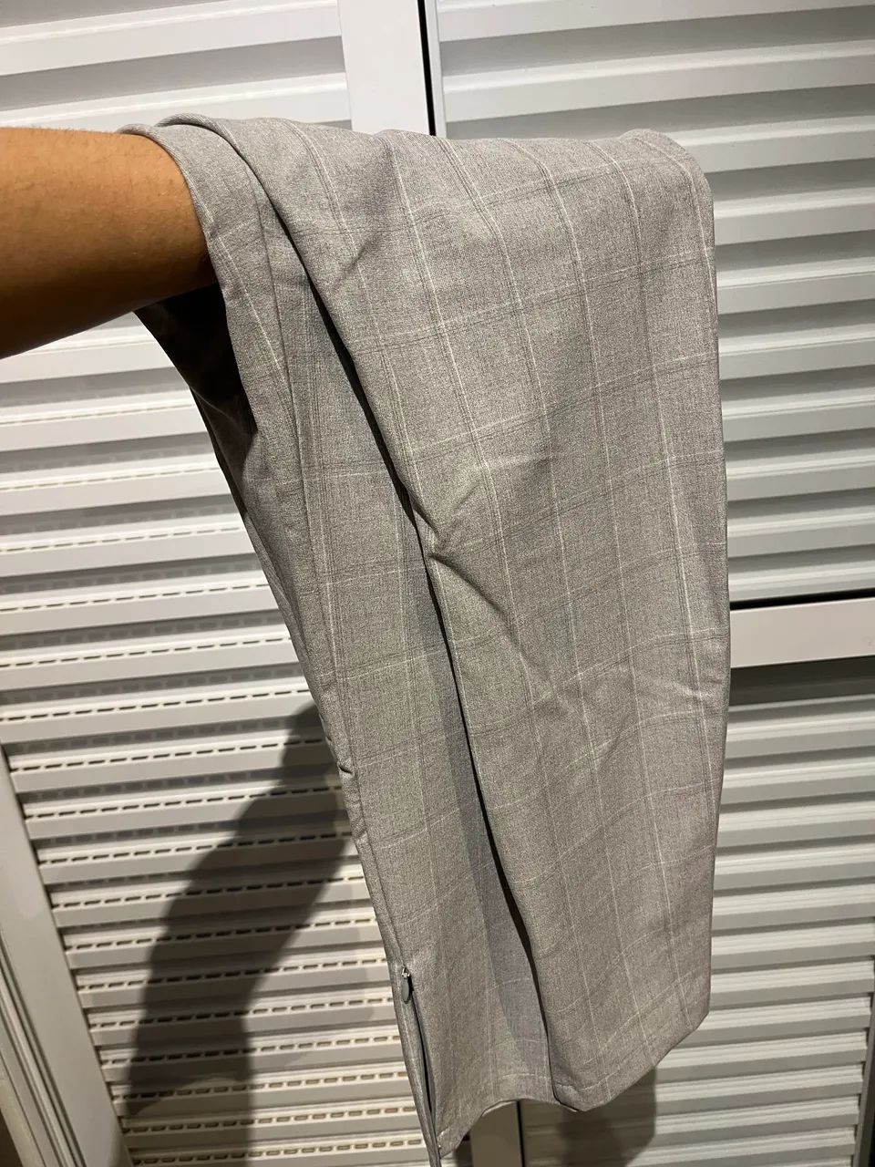 Calça alfaiataria Zara masculina 