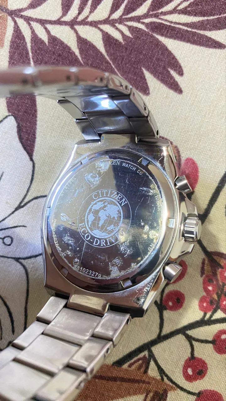 Relógio Citizen eco drive wr100 cronógrafo  - Foto 2