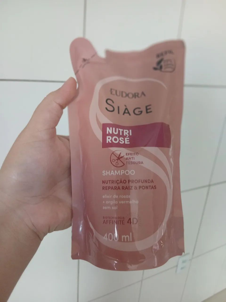 Refil Shampoo Siàge Nutri Rosé 400Ml