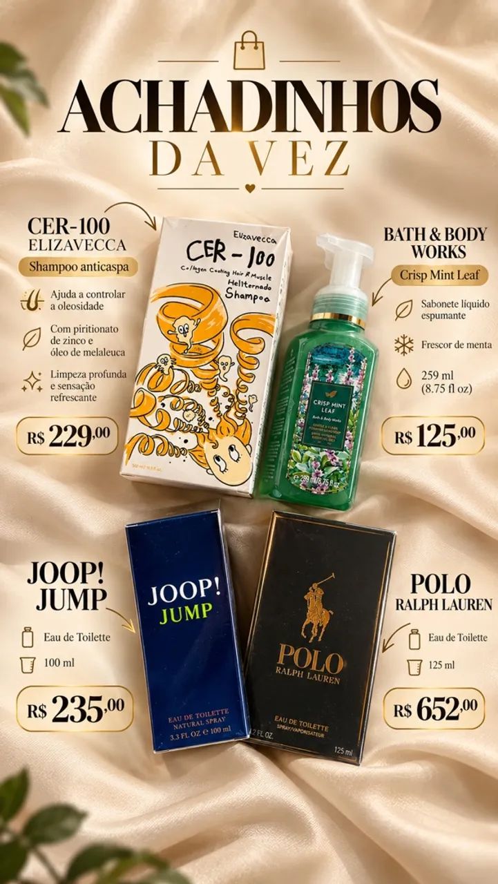 COSMÉTICOS E PERFUME
