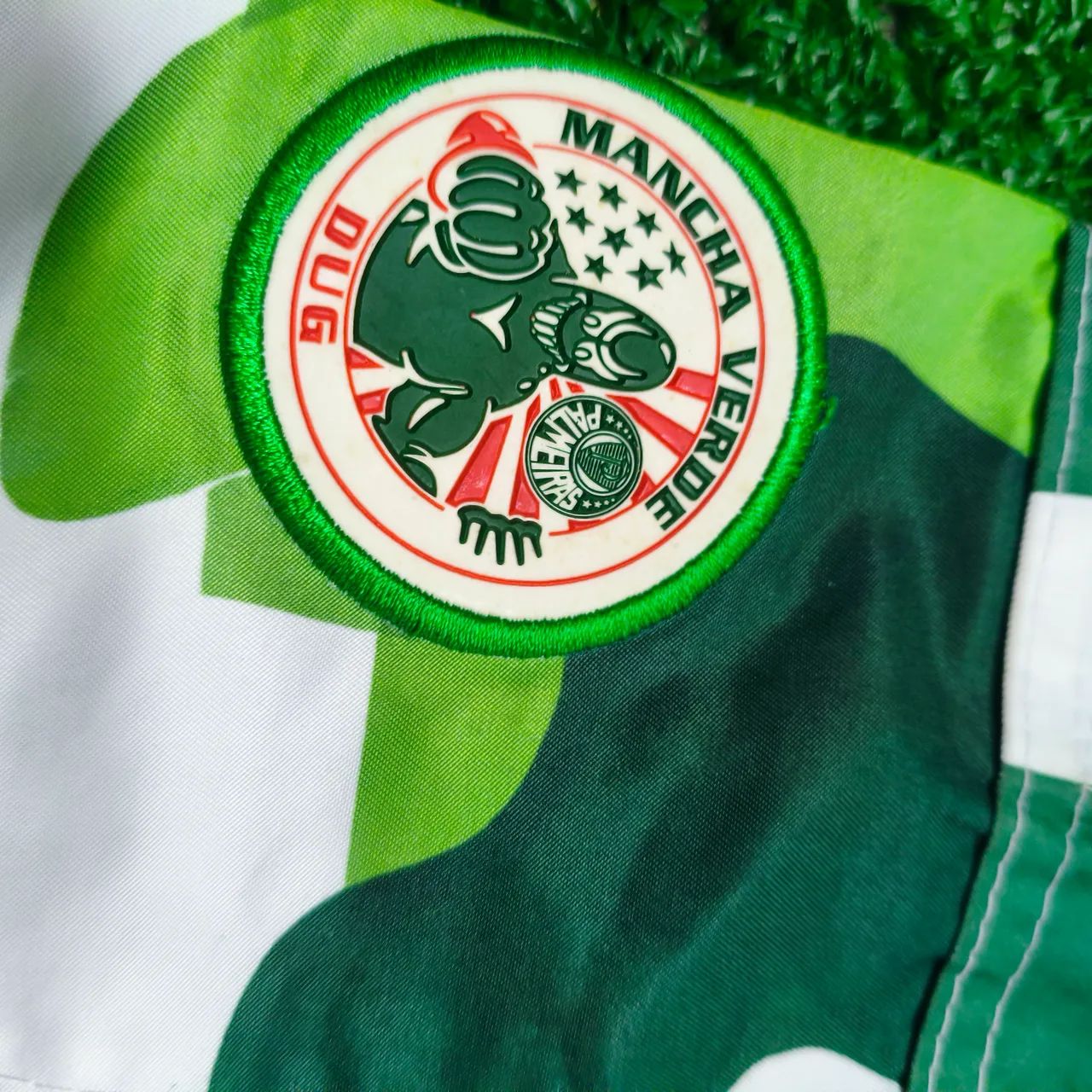 Camiseta recarga e bermuda da macha verde  - Foto 5