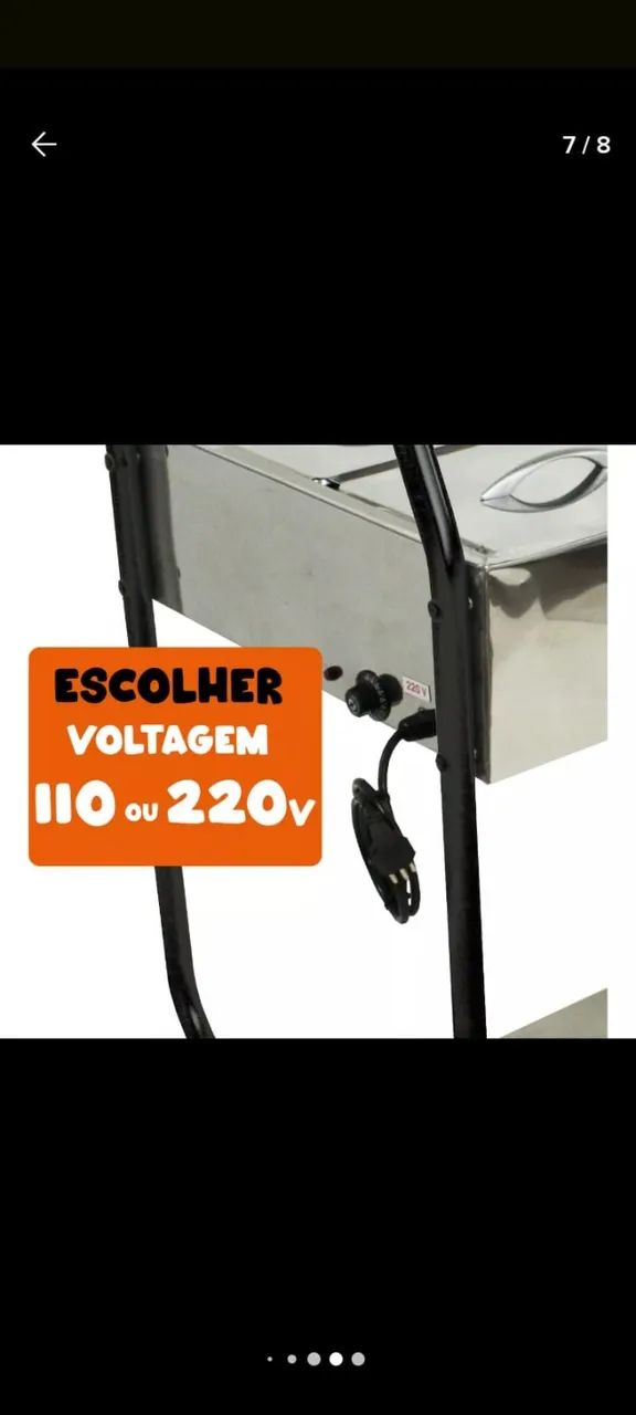 Buffet self service 6 cubas térmica de inox - Foto 4