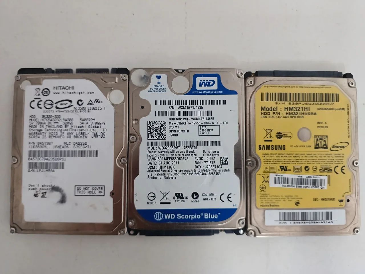 3 hds 320GB 2.5 notebook  - Foto 4