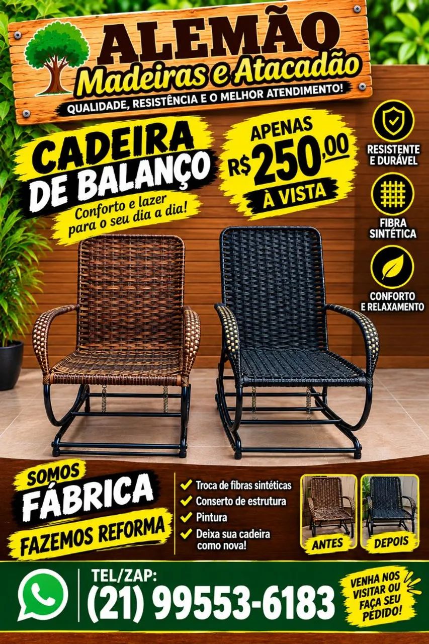CADEIRA DE BALANÇO  - Foto 2
