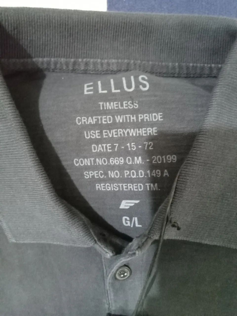 Camisa Polo Ellus Cinza Tam. G - Foto 4