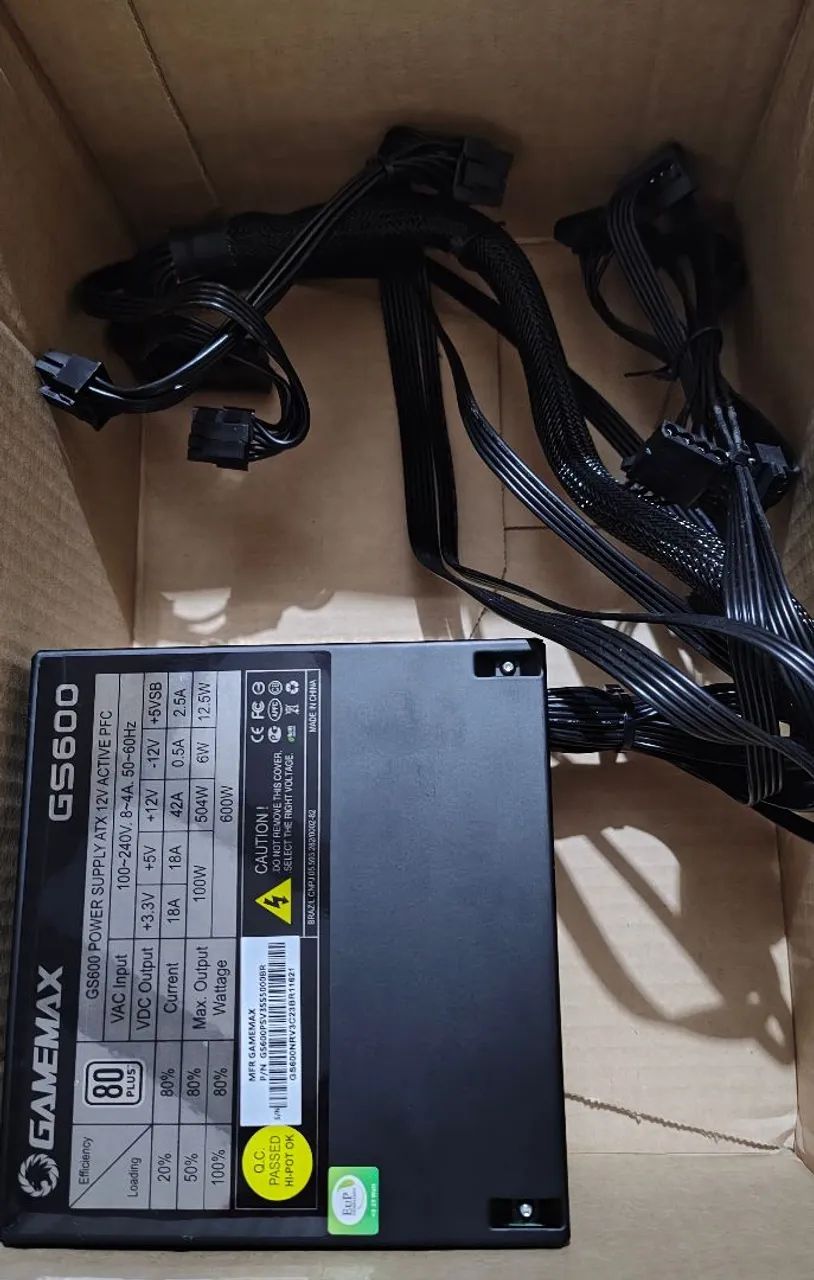 Fonte 600w Gamemax - Foto 3