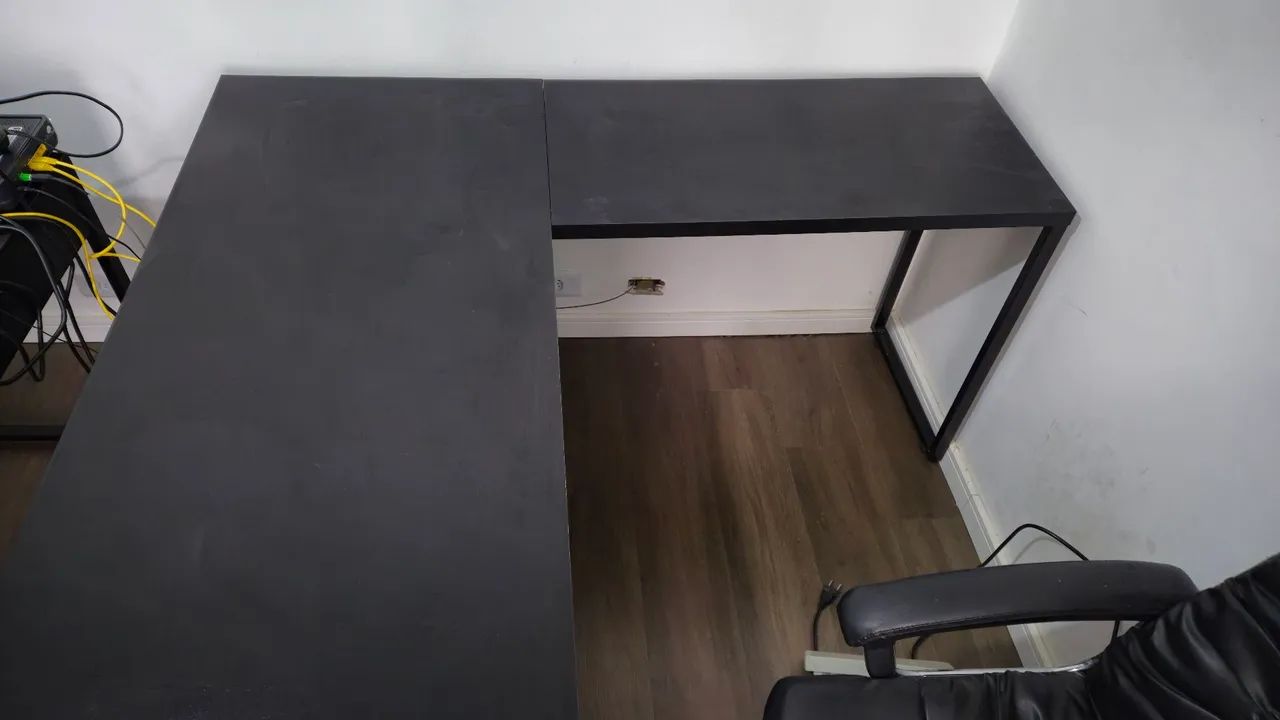 Mesa grande em L para escritório - Foto 3