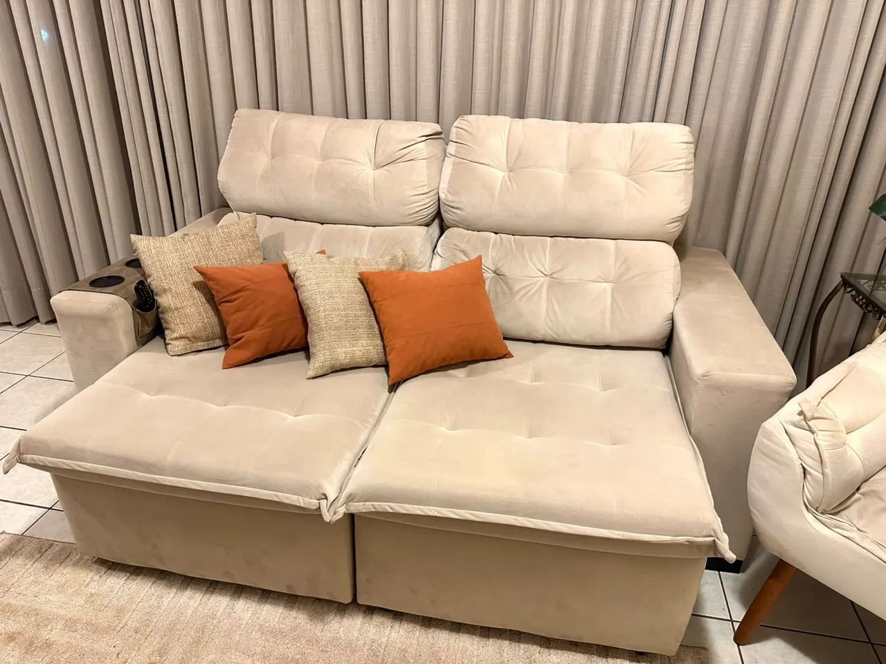 Sofá cama confortável em ótimo estado. - Foto 4