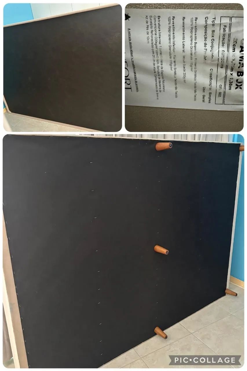 Base de cama box casal