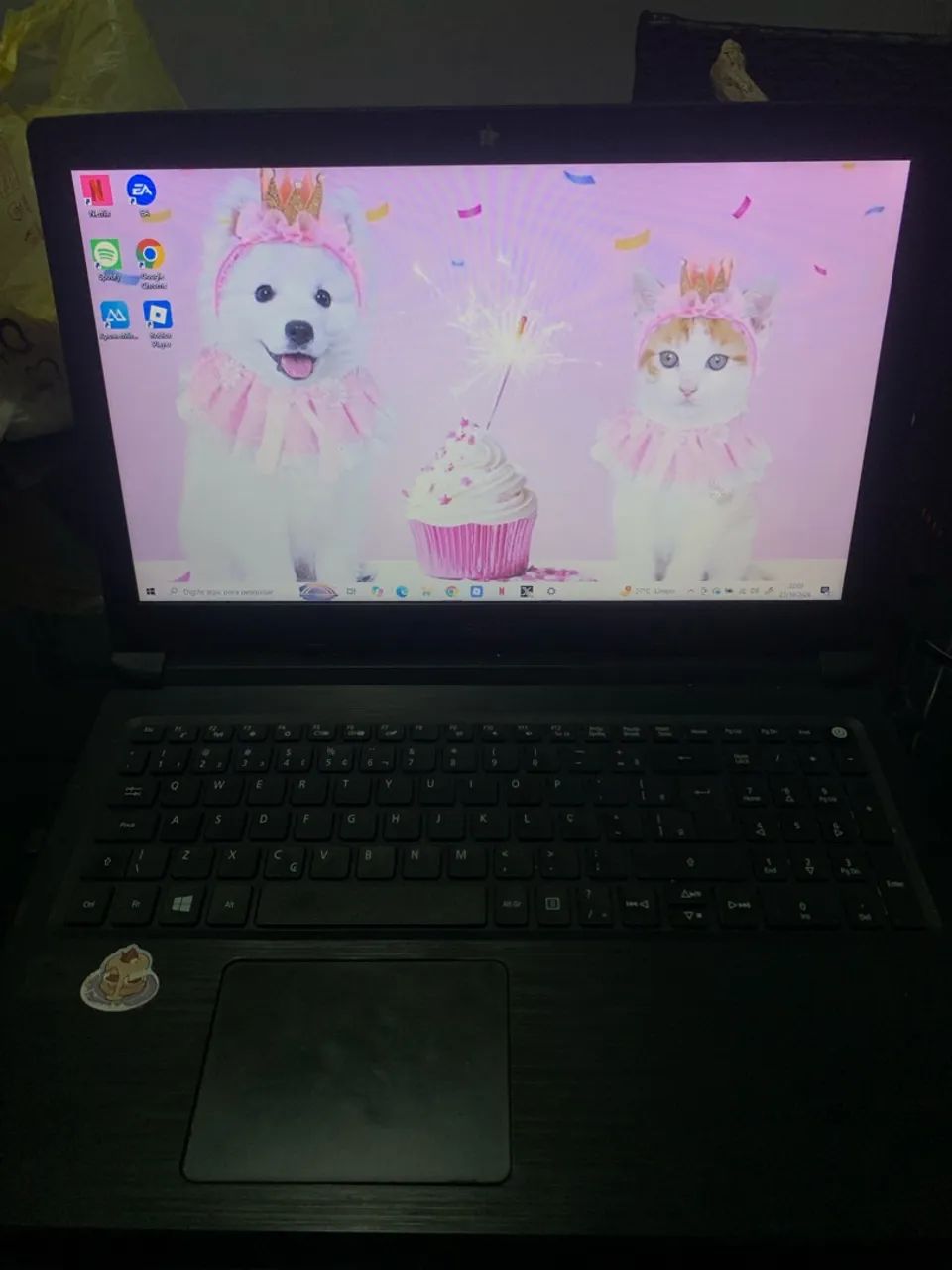 notebook acer 222gb armazenamento 8gb ram 