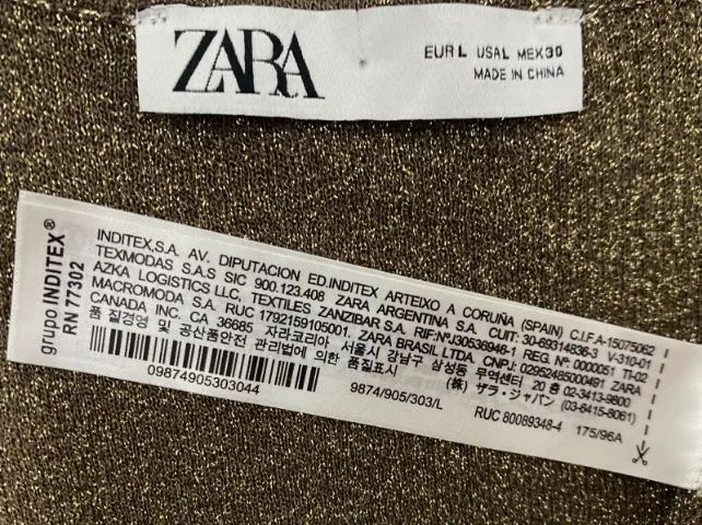 regata cropped zara - nova - original - Foto 3
