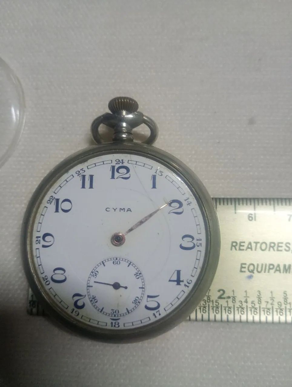 Antigo Relógio Cyma Bolso - Foto 2