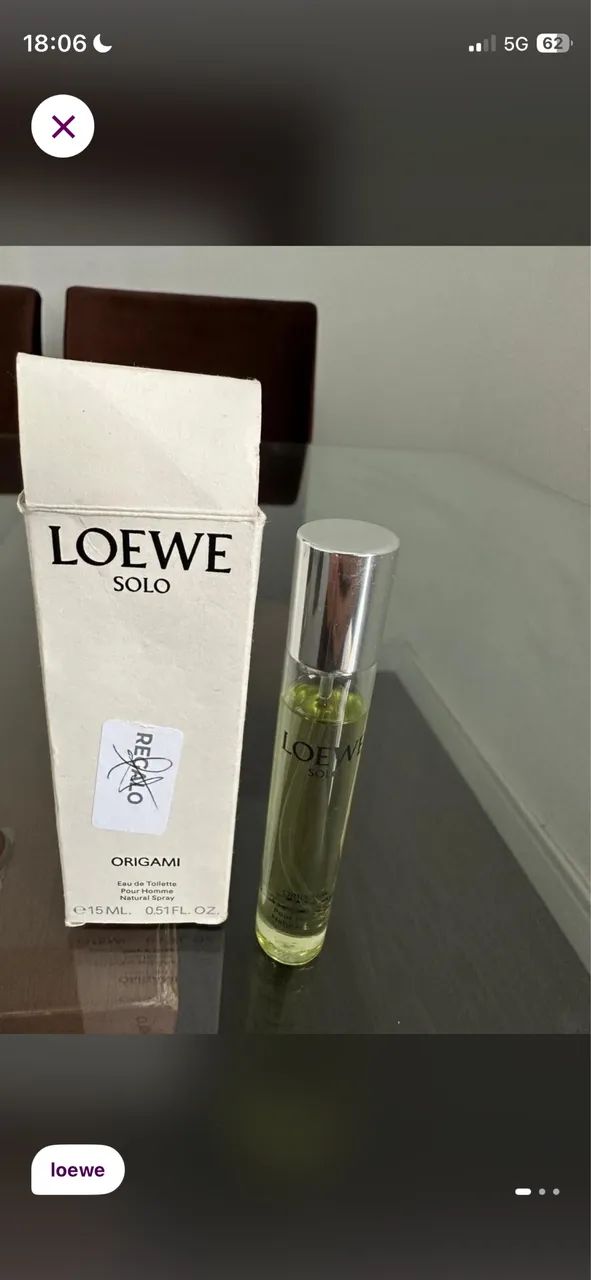Perfume Loewe solo origami
