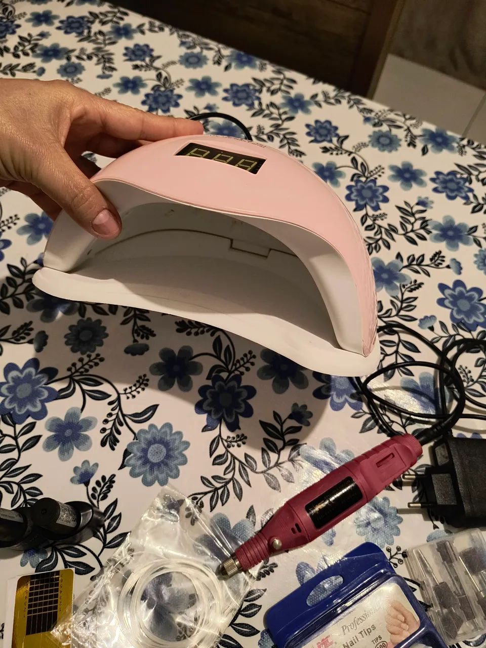 KIT COMPLETO PARA MANICURE / ALONGAMENTO DE UNHAS - ÓTIMO ESTADO - Foto 2