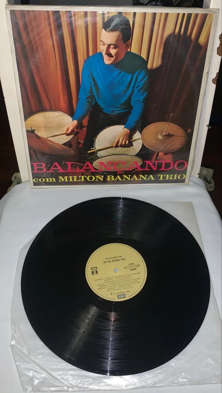 vinil Milton banana trio balançando raro impecável - CDs, DVDs etc