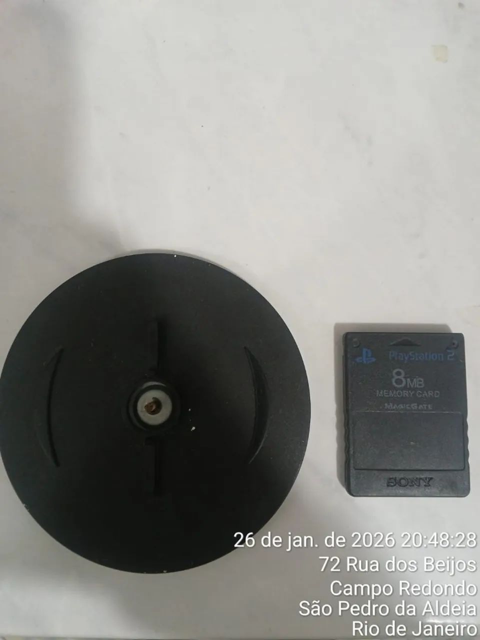 Memory card 8G + suporte ps2 - Foto 3