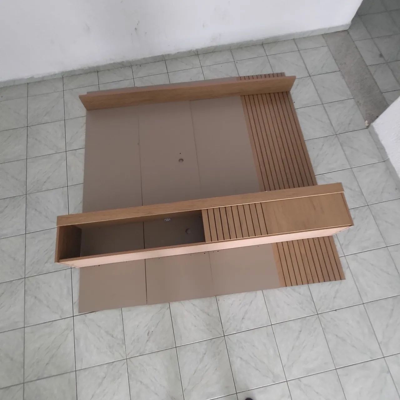 Painel TV ripado 1,80 x 1,80. Até 75 polegadas - Foto 4