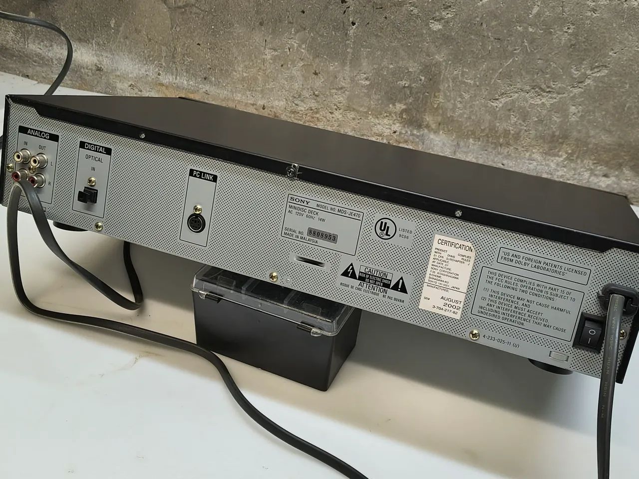 Mini disc deck Sony MDS je470 - Foto 3