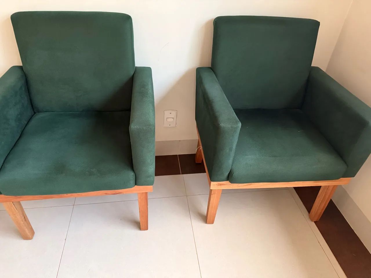 6 Poltrona decorativas verdes - Foto 3