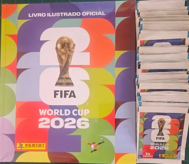 Álbum Copa 2026-México-Cnada-EUA - Capa Dura - 50 Envelopes - Foto 2