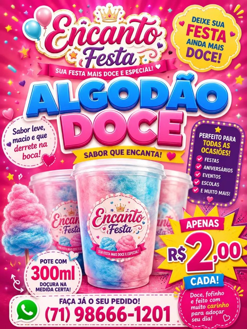 Algodão doce 