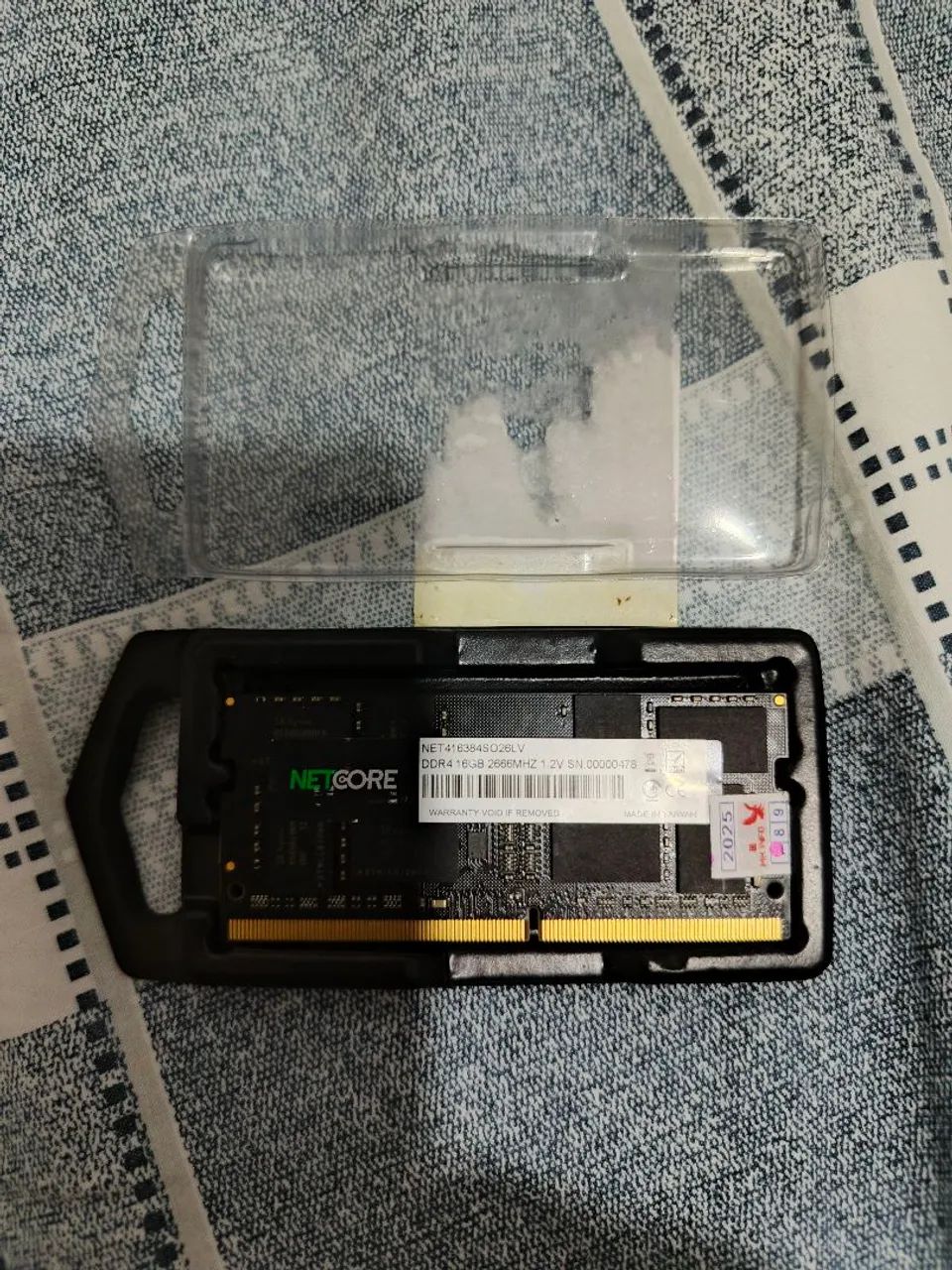 Memória ddr4 16gb 2666mhz smart nova para notebook.