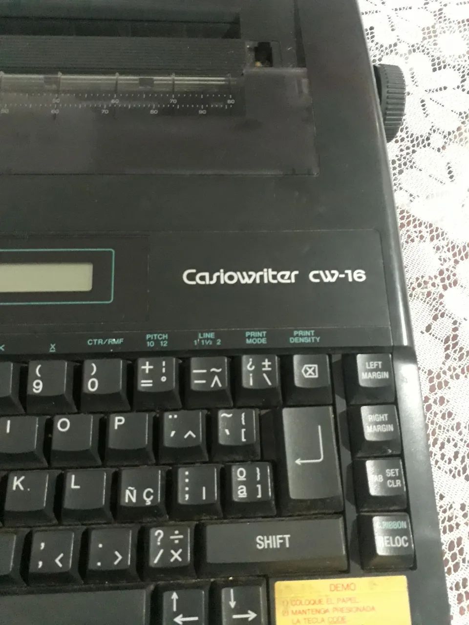 Máquina de escrever eletrônica Casio  - Foto 2