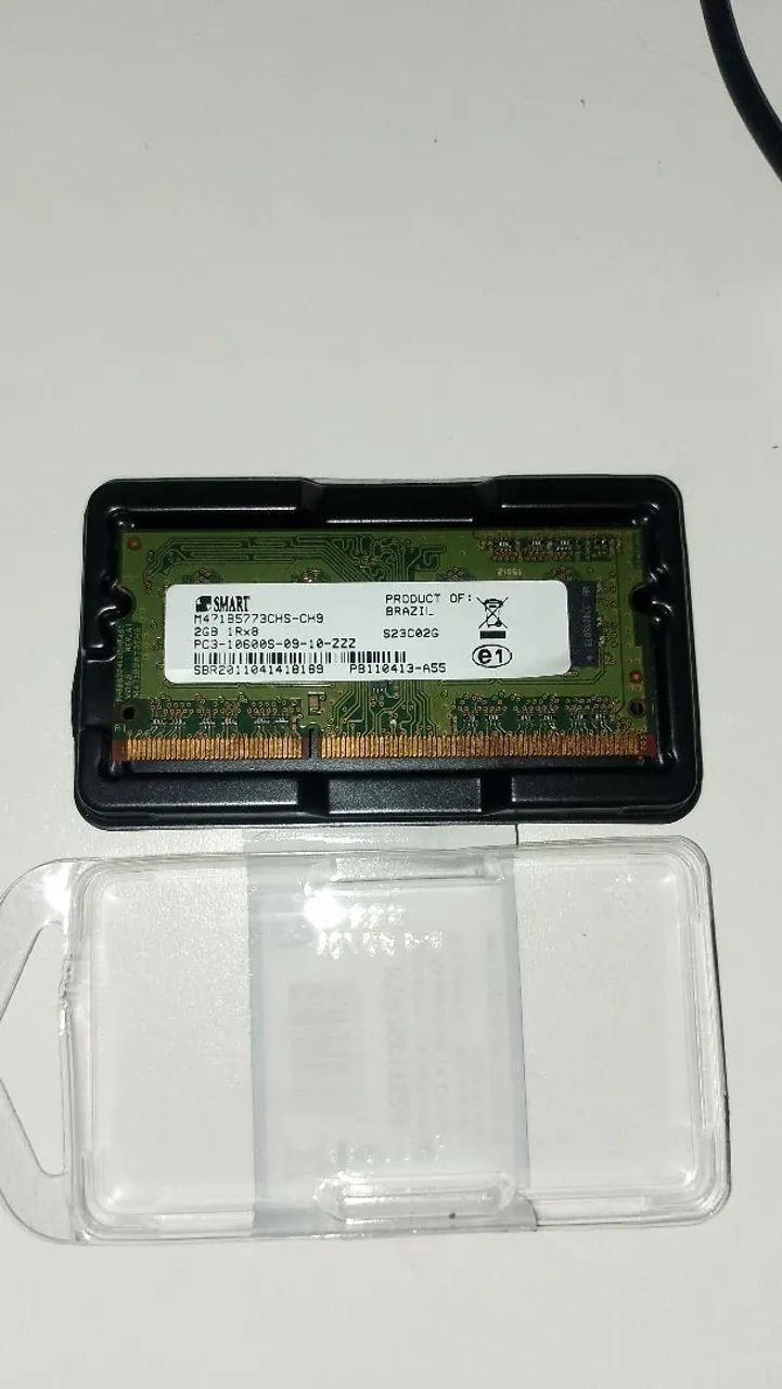 Memória RAM 2GB DDR3 1333MHz - Notebook