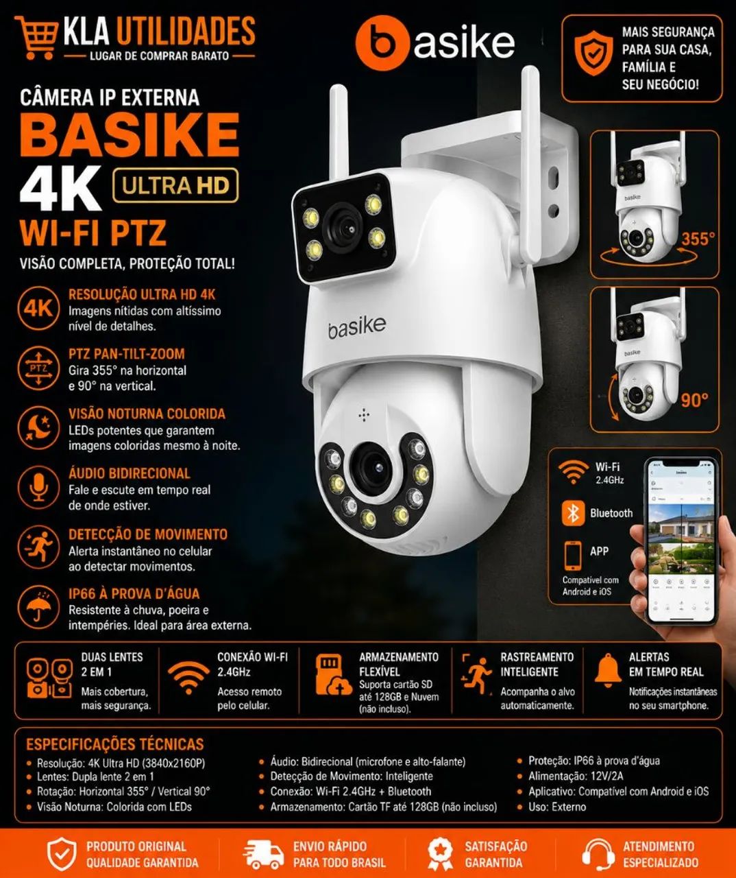 CAMERA DE SEGURANÇA IP 