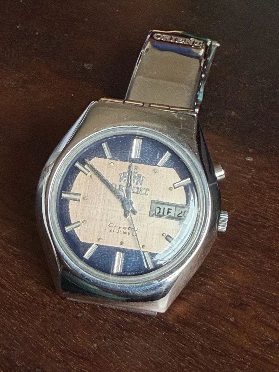 Antigo relogio de pulso Orient automático - Foto 5