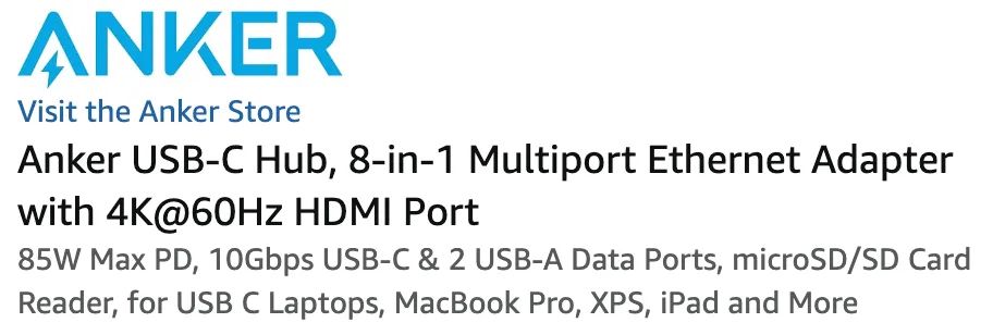Hub USB-C para Macbook e PC - LAN Gigabit - USB 10Gbps - Foto 2