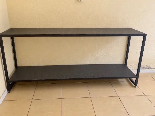 Mesa de ferro 2m cumprimento x 50cm