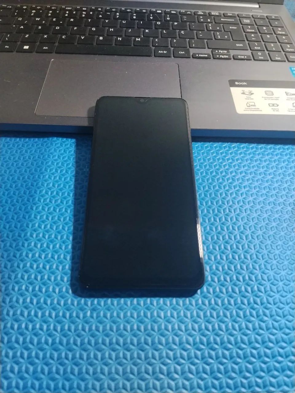 Display com bateria Galaxy A20S  já compelicula