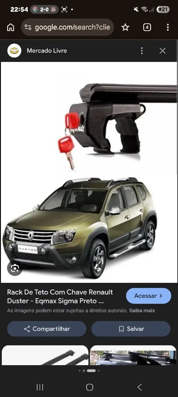 Rack transversal Eqmax Sigma - Duster 2011 a 2015