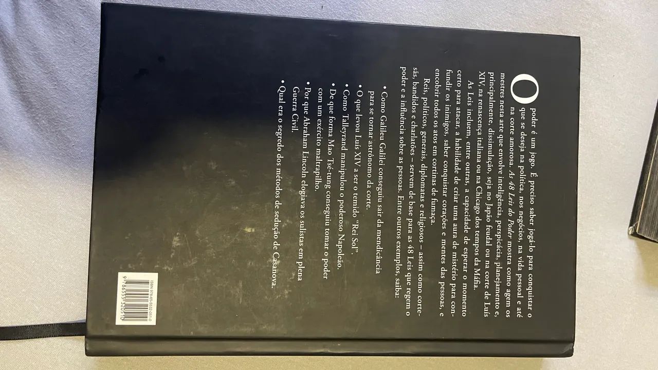 Livro As 48 Leis do Poder - Robert Greene - Capa Dura (Ed. Rocco) - Foto 2