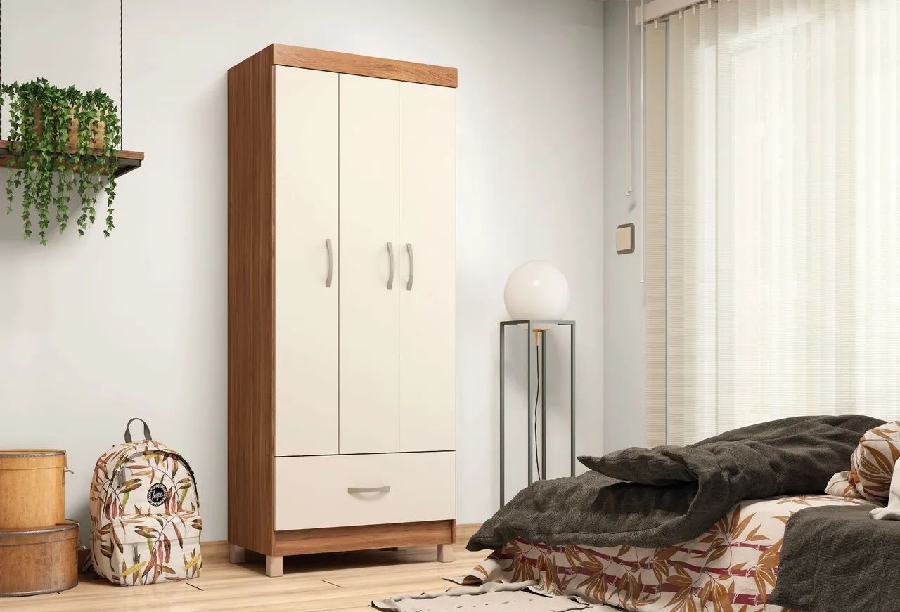 Guarda roupa solteiro Prince , à pronta entrega 