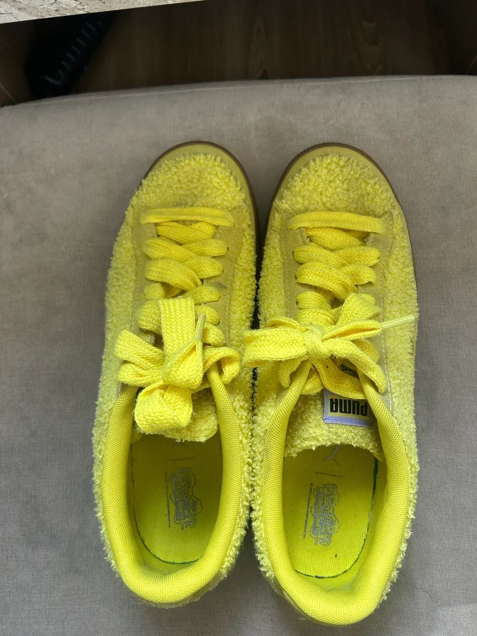 Tênis puma bob Sponja suede