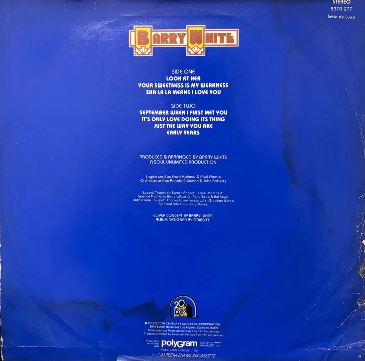 Barry White The Man 1979 Lp Vinil - Foto 2