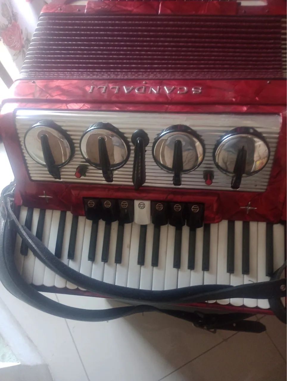 Acordeon e caixa amplificada  - Foto 5