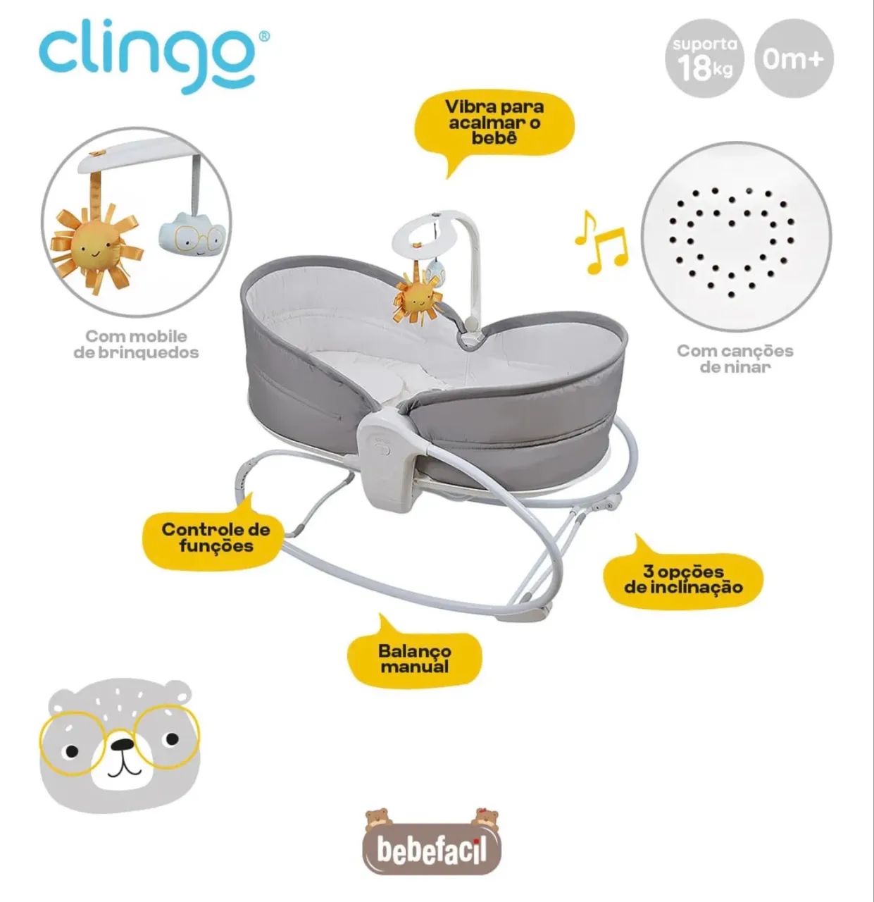 Moisés para bebê  - Foto 3