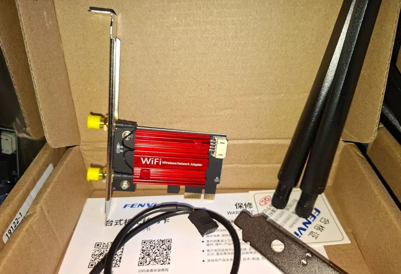 Placas De Rede Fenvi Ac 1200 Wi-Fi e Bluetooth  - Foto 5