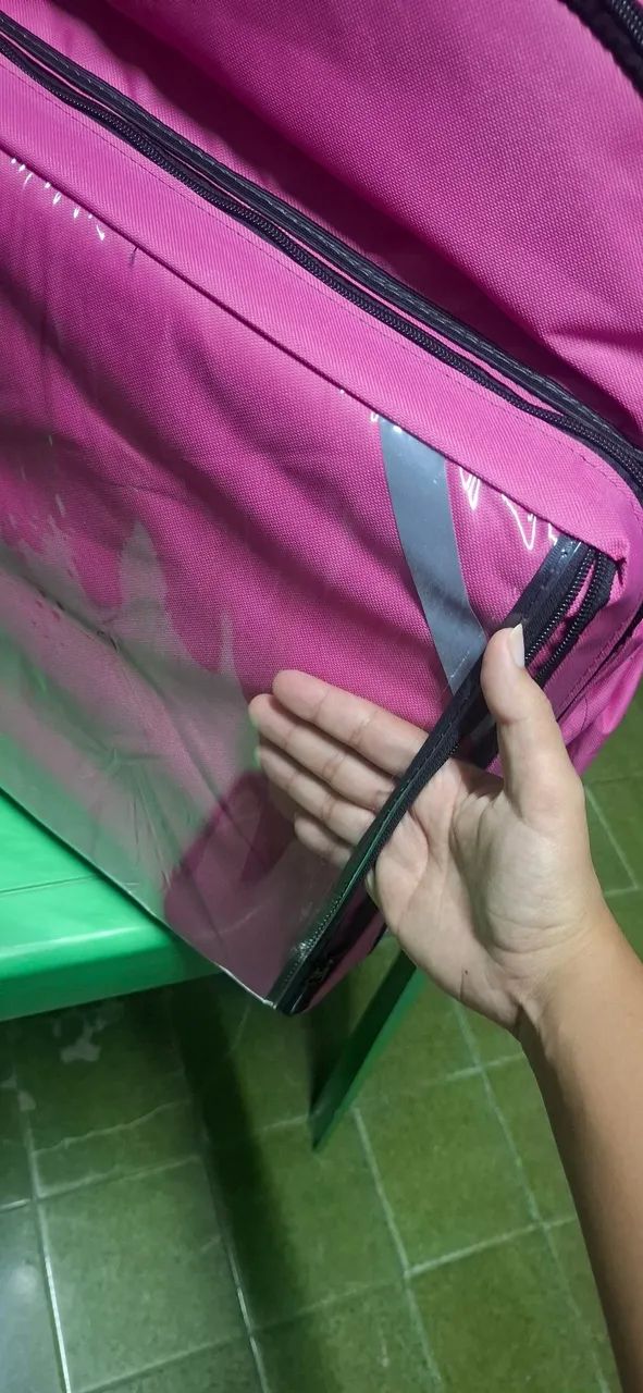 BAG NOVA DE ENTREGAS IFOOD (PINK) - Foto 4