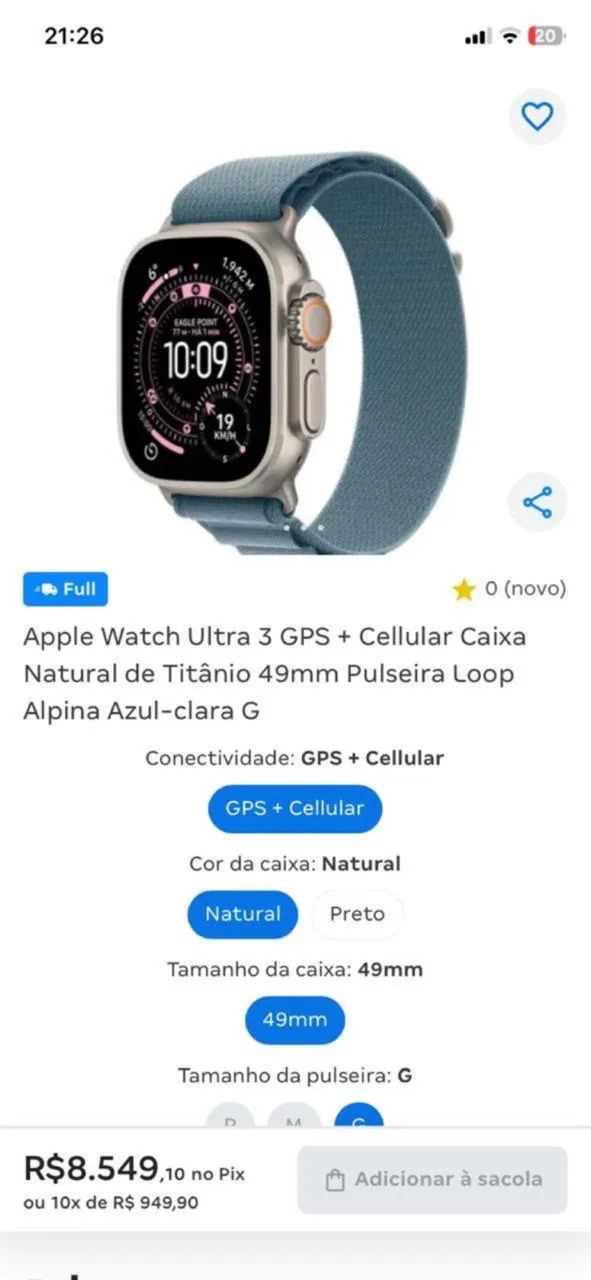 Apple whatch ultra 3 - Foto 3
