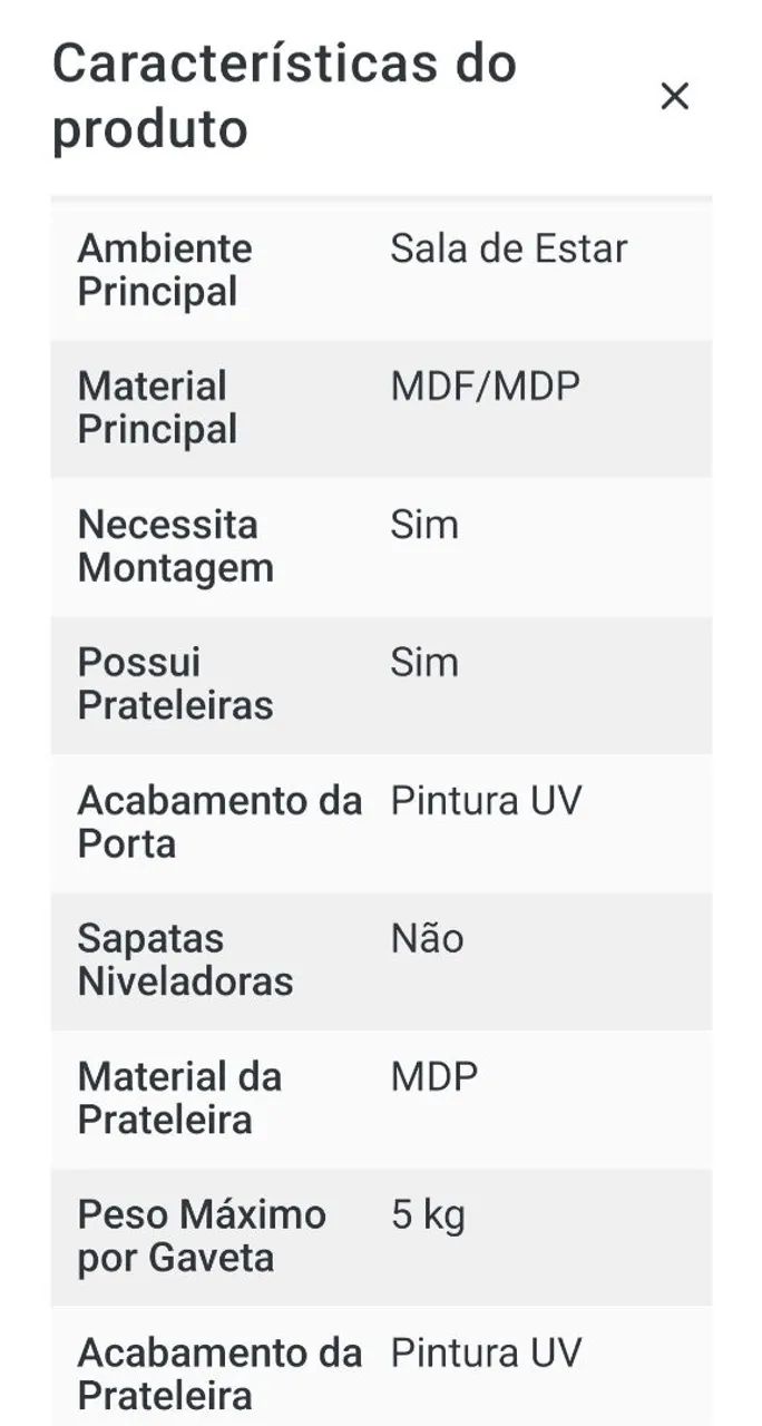 Cristaleira em MDF com ripado  - Foto 4